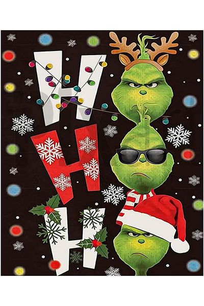 pixartsanat Christmas 2 30*40 PixArt Art Diamond Mosaic Painting Diamond Turkey