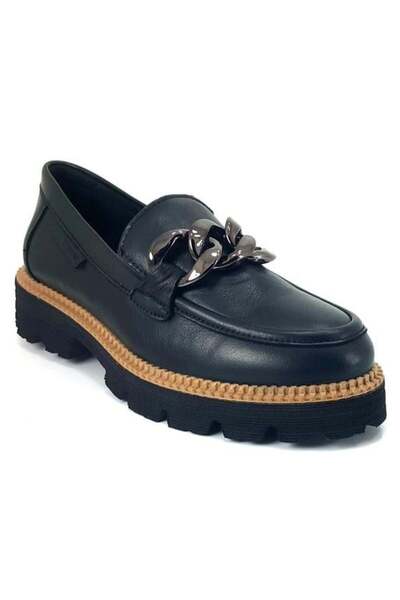 Mammamia 3185 Pantofi de damă casual din piele naturală-negri