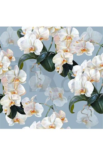 pixartsanat Orchids 50x50 PixArt Art Diamond Mosaic Painting Diamond Turkey