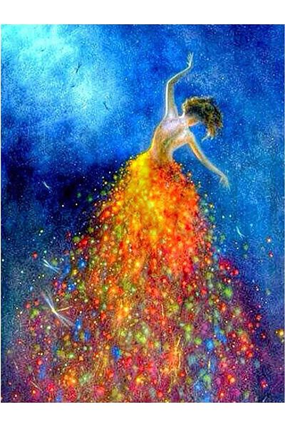 pixartsanat Wizards' Fairytale Night Walk 30 *40 Cm Pixart Art Diamond Mosaic Painting Diamond Turkey