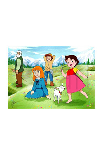 pixartsanat Heidi Ve Arkadaşları Pixart Sanat Elmas Mozaik Diamond Türkiye 50*38