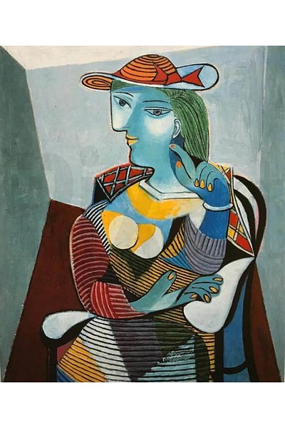 pixartsanat Picasso 46x58 Dress Mosaic Painting - Art, Diamond Diamond and Turkey Sitting