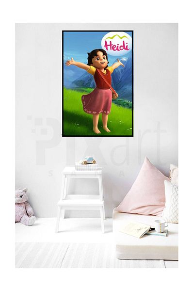 pixartsanat Heidi Poster - Pixart Art Diamond with Diamond Mosaic Turkey 40*60