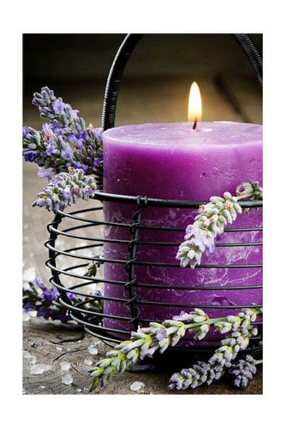 pixartsanat Lavender And Purple Candle Pixart Art Diamond Mosaic Painting Diamond Türkiye 51*68