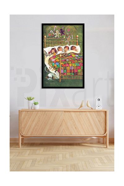 pixartsanat Kids Sleeping Pixart Art Diamond Mosaic Painting Diamond Turkey 45*66