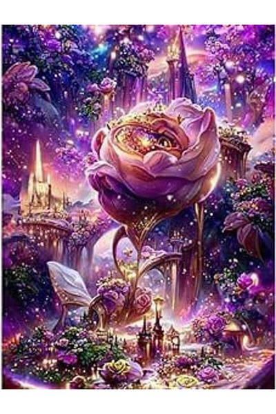 pixartsanat Charming World 30x40 PixArt Art Diamond Mosaic Painting Diamond Turkey