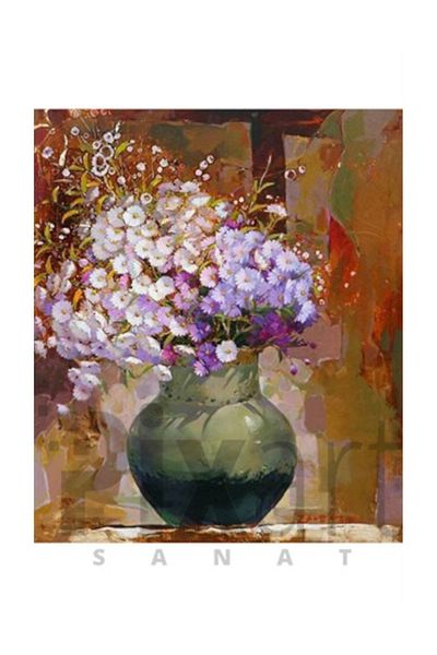 pixartsanat Spring Daisies Pixart Art Diamond Mosaic Painting Diamond Turkey 71*71