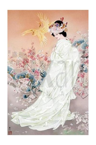 pixartsanat Japanese Art Pixart Art Diamond Mosaic Painting Diamond Turkey 38*69