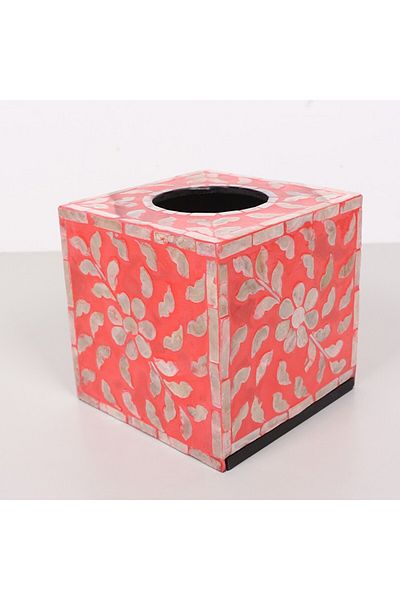 Mylamp Поставка за салфетки Anita Perlescent Square 15x15x15 см