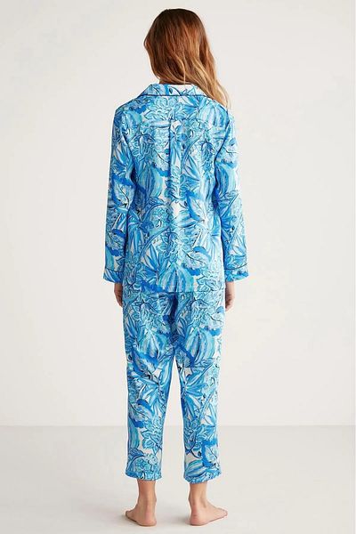 Penyemood GULER DE CAMĂȘĂ ElegANT GULER MÂNECĂ LUNGĂ SET PIJAMA FEMEI