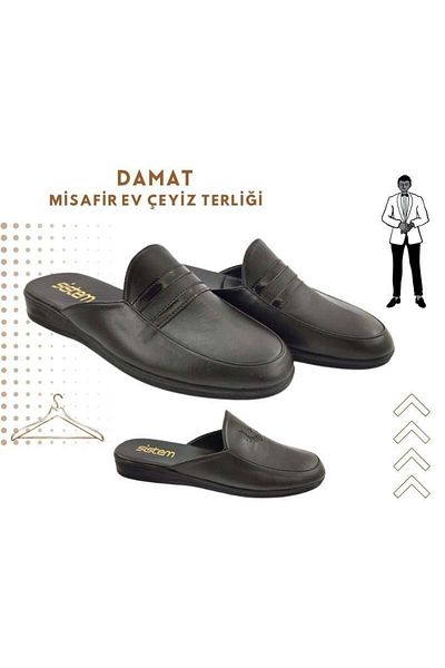 sistem 115 Guest Bridegroom and Dowry House Slippers-black