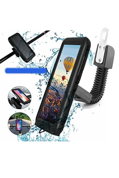 Prosev Suporte Motosiklet Telefon Tutucu Kapalı Model ( 4,7 - 6,8 inches ) AY...