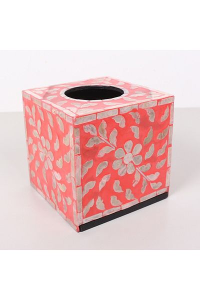 Mylamp Поставка за салфетки Anita Perlescent Square 15x15x15 см