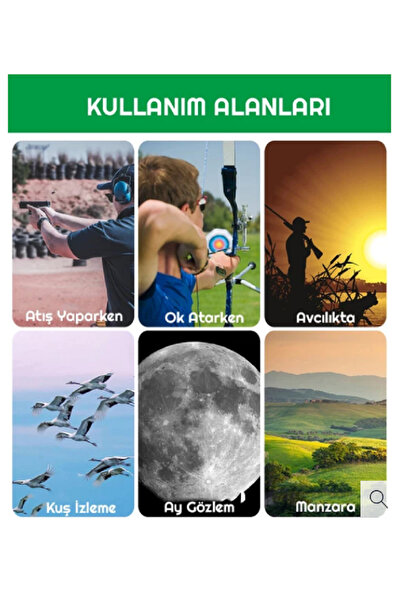 lizer 75x Zoom Su-sis Geçirmez Doğa Avcılık Ay Gözlemi, Çanta Tripodlu Dürbün Teleskop Mobil Tutucu