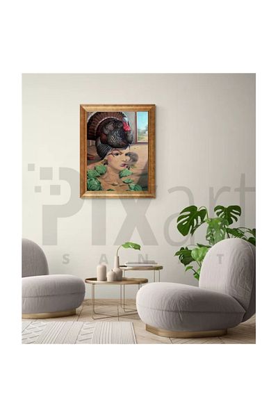 pixartsanat Restless Woman Pixart Art Diamond Mosaic Painting Diamond Türkiye 43*58