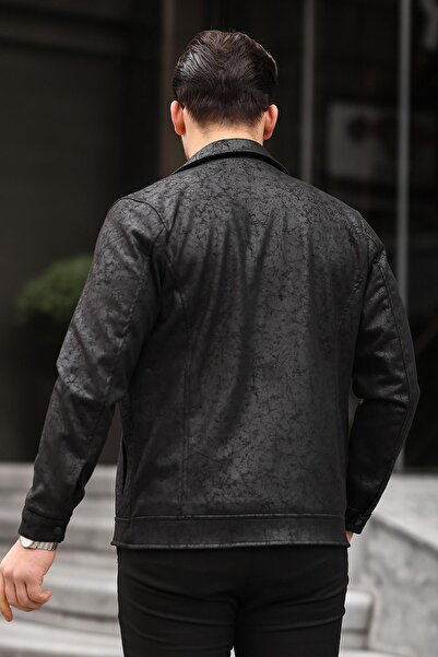 Delpino Εποχιακό ανδρικό σουέτ μπουφάν