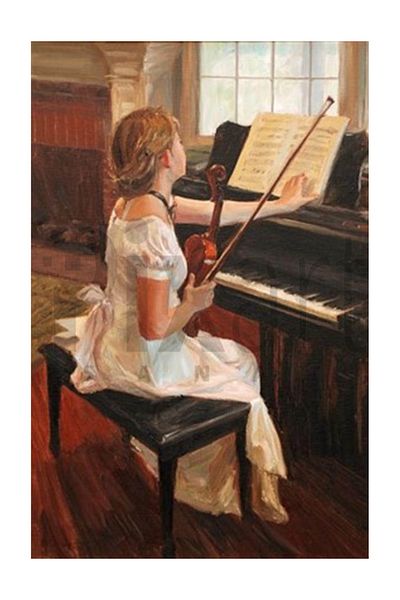 pixartsanat Musician Pixart Art Diamond Mosaic Painting Diamond Turkey 38*58