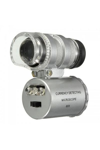 Belle Fusion Lens Microscope with Cover Compatible for Iphone5 Portable Mini Pocket Size Led Microscope No.9882Ip5Ii