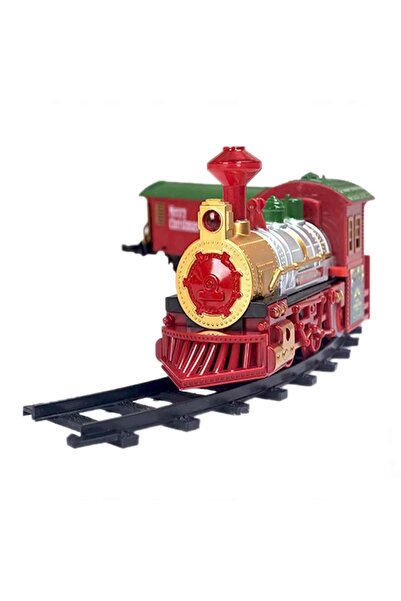 GÜVEN Merry Christmas Deluxe Pilli Tren Seti 8 Parça 1603B-3A