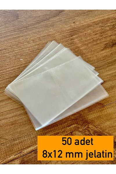 sywoods 8x12 Cm Mini Transparent Gelatin Bag Without Tape Plain 50 Pieces