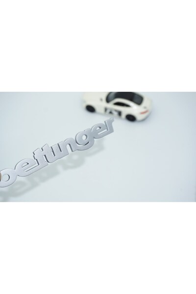 DK Tuning شعار حروف Oettinger Luggage Gray ABS 3M ثلاثي الأبعاد: