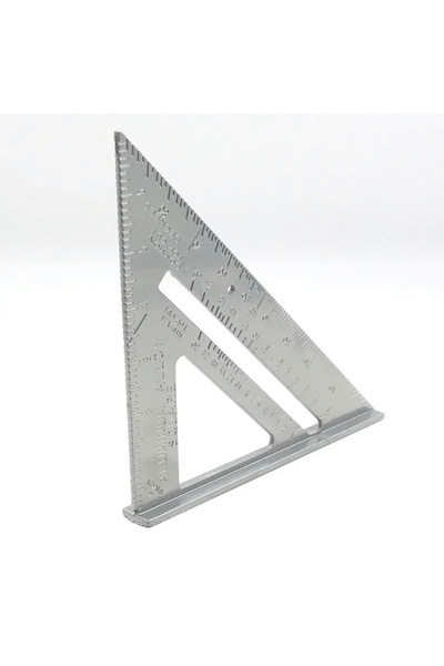 BGA 7 Inch 90 Degree Triangle Ruler Right Angle 45/90 Degree Wood Measuring Tool, 260*185mm