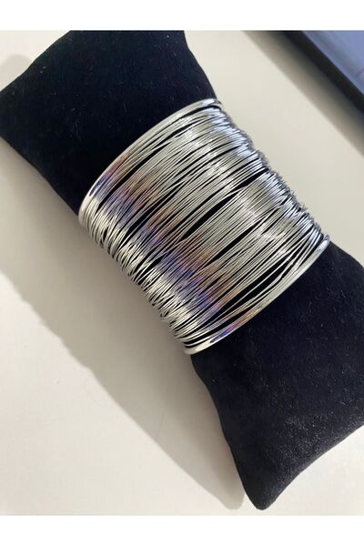 ANGELSS JEWELLERY Tiff Model Kalın Gümüş Kelepçe Bilezik (KELEPÇE BİLEKLİK)