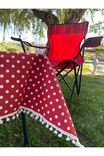 SmY Bag Polka Dot Design Picnic Mat - Duck Small Fabric, Stain Resistant, Care Free