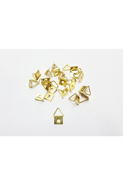 Genel Markalar Tablo Çerçeve Sarı Askı Aparatı Tablo Askılığı Tablo Askısı Montaj Vidaları (25 Adet)