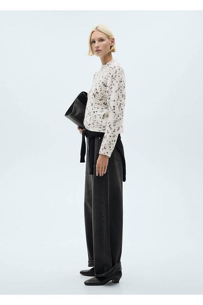 MANGO Woman Melted Knitwear Sweater