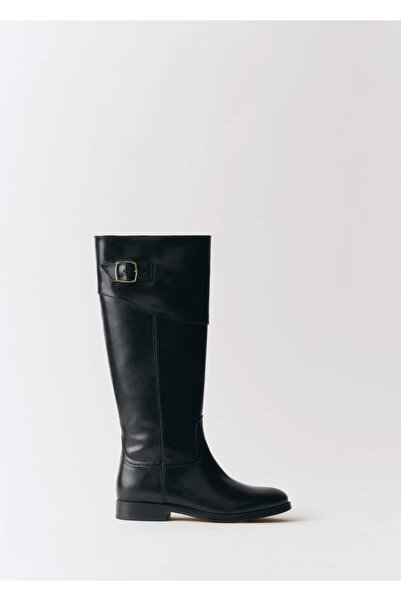 MANGO Woman Tokalı Deri Bot