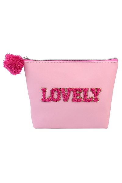 Dolphin DLP-CPG-953 Pom Zippered Makeup Bag
