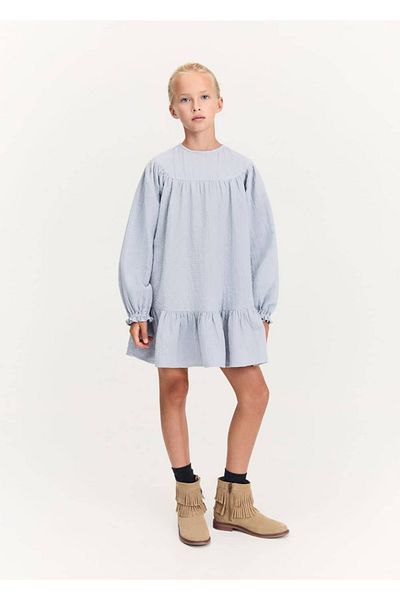 MANGO Kids Detailně vyšívané šaty