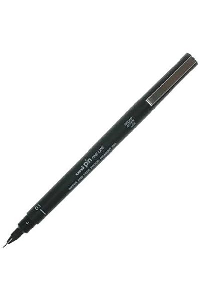 UNİ-BALL Black Pin 0.1 Fine Line Acrylic Tip Pen