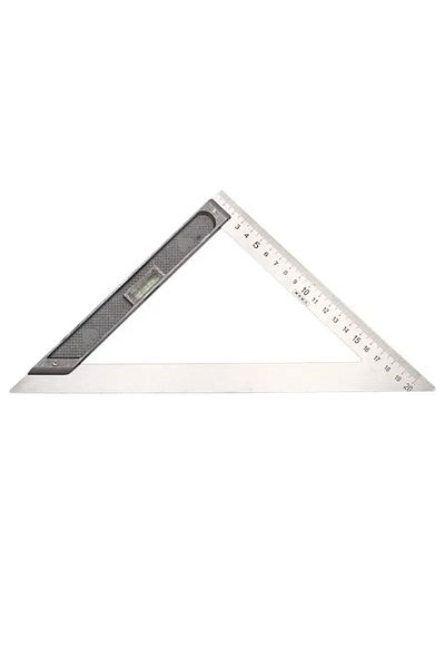 BGA Stainless Steel Ruler with Triangle 200mm Spirit Level Angle Finder Protractor Miter Ruler