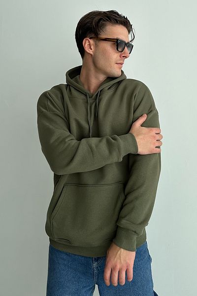 zunop Ανδρικό φούτερ με κουκούλα Oversize