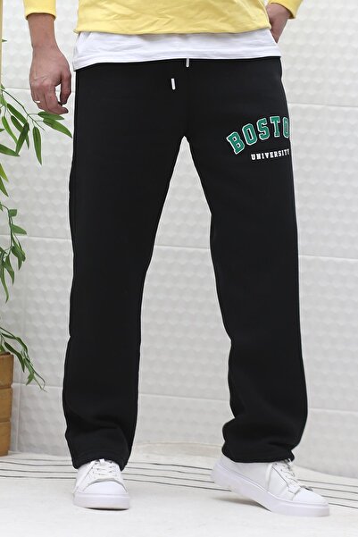 WAFRA Ανδρικά χειμωνιάτικα - Φαρδιά φούτερ με 3 νήματα, Boston