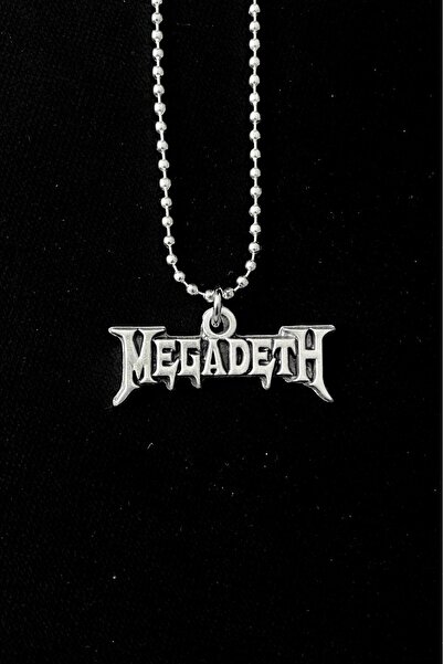 DarkellaStore القوطي الشرير Megadeth حروف قلادة