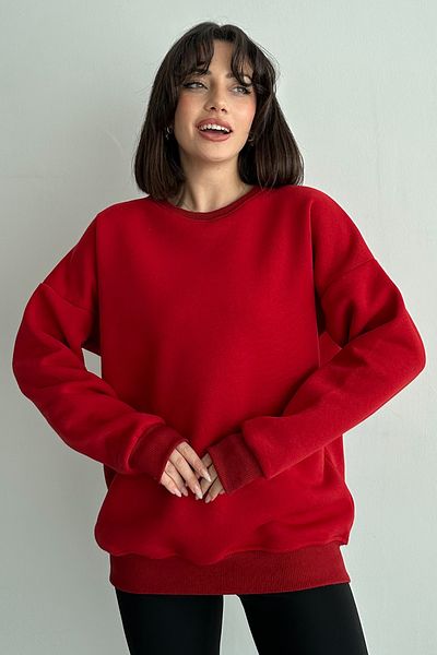 zunop Women's Crew Neck Oversize Sweatshirt