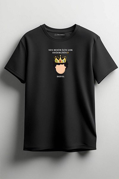 SM Satranç Medya Μπλουζάκι Unisex Prince Dizi - Είσαι πολύ αξίζει για μένα, Φύγε από το κεφάλι