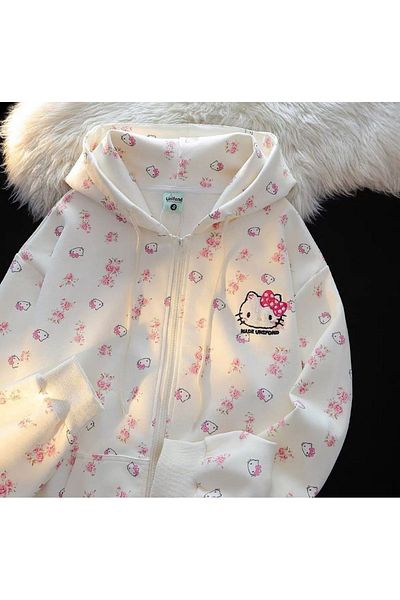 Gofeel Ζακέτα Sanrio Anime Kawaii Hello Kitty Detail