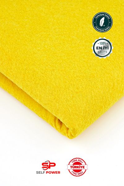 Self Power Yellow Colored 180gr100x100CmActivity Meter Felt
