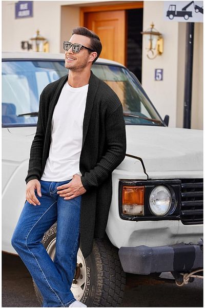 youknitwear you Ανδρική πλεκτή ζακέτα Stayles