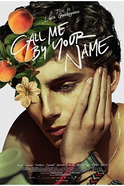 512 STORE Call Me By Your Name Film Tasarım Duvar Dekor Afiş Poster 30x42 Çer...