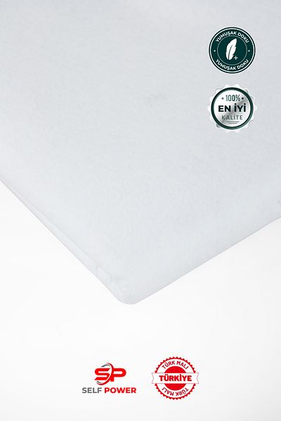 Self Power 1 Meter Colorful White Soft Activity Meter Felts - 100x100 Cm
