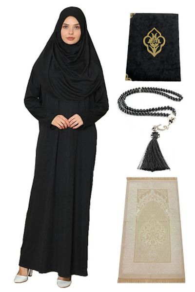 medipek Prayer Dress Prayer Rug Pearl Prayer Beads Set