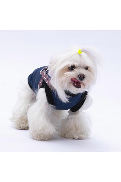 Pawstar Navy Blue Nuuk Vest Dog Vest Dog Outfit Dog Raincoat