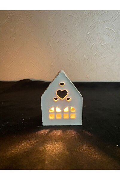 Daphne Candles Aksesuar Hediyelik Ve Dekoratif El yapımı Ev Şeklin de Mumluk