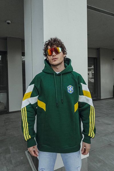 İLKCET MODA Φούτερ με κουκούλα Brazilian Oversize Unisex