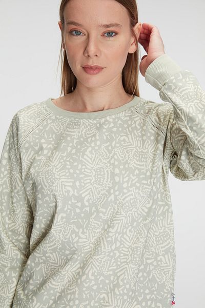 Anıl 11294 Women's Cotton Long Sleeve Winter Pajamas Set